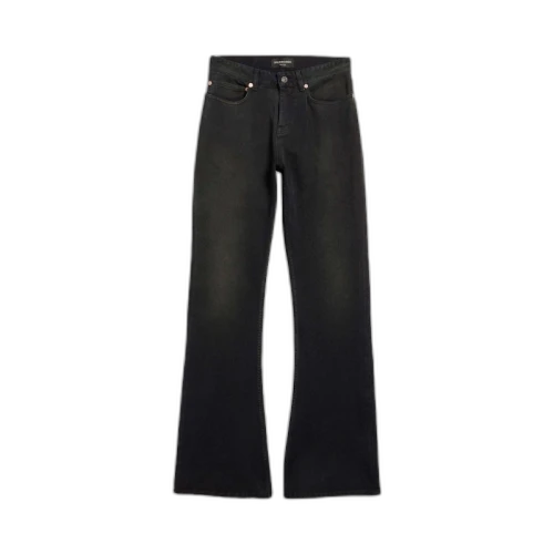 Balenciaga Bootcut Pants in Black Black