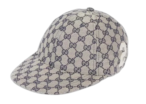 Gucci GG Canvas Baseball Cap Beige/Navy