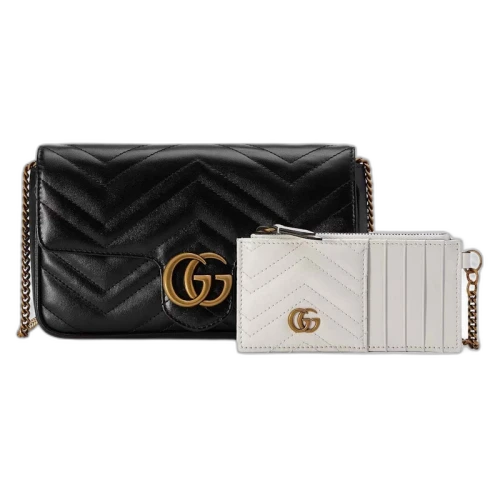 Gucci GG Marmont Mini Shoulder Bag Black