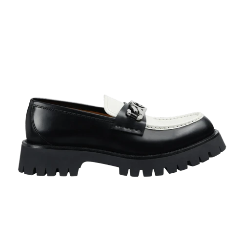 Gucci Loafer 'Interlocking G - Black Off White'