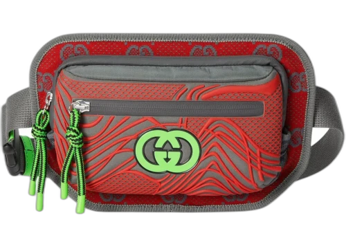 Gucci Interlock GG Monogram Belt Bag Red