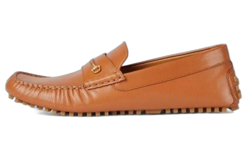 Gucci Horsebit Driver Loafers Brown