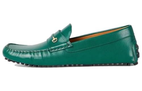 Gucci Horsebit Driver Loafers Green