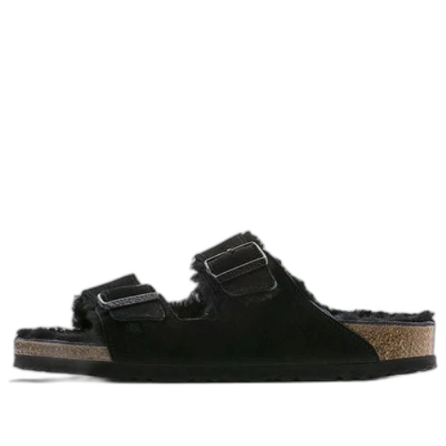 Birkenstock Arizona Fleece Lined Shoe Version Black Unisex