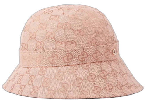 Gucci GG Canvas Bucket Hat Pink
