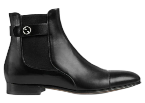 Gucci Blondie Ankle Boot Black