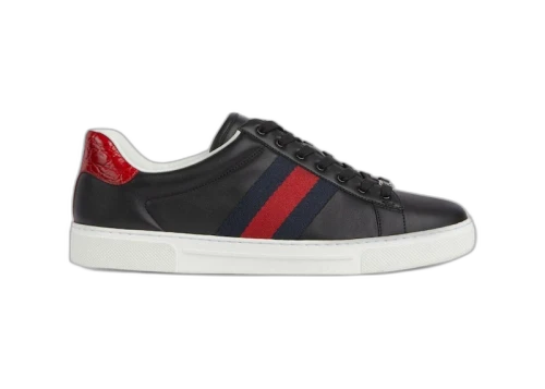 Gucci Ace Web Black Navy Red