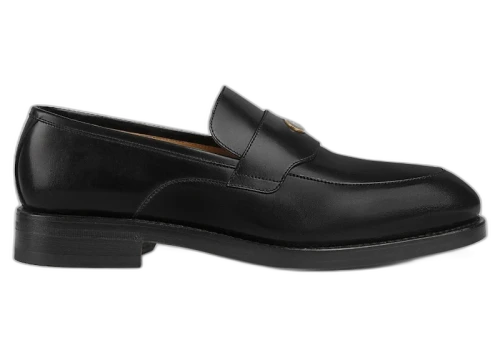 Gucci Leather Loafer Black