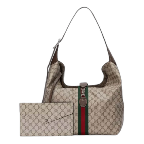 Gucci Jackie 1961 Medium Shoulder Bag Beige/Ebony