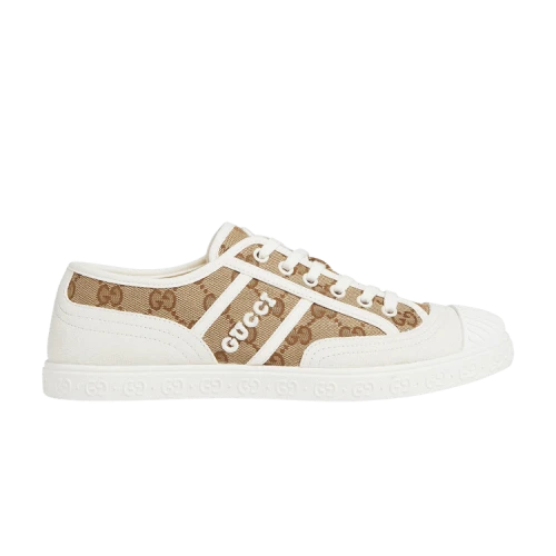 Gucci GG Canvas Trainer 'White Beige Monogram' (Women's)