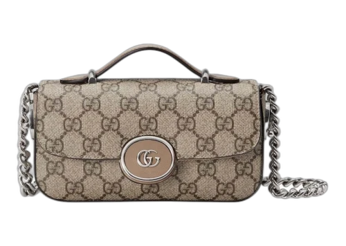 Gucci Petite GG Mini Bag Beige/Ebony