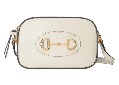 Gucci Horsebit 1955 Small Camera Shoulder Bag White