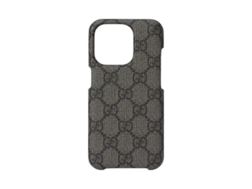 Gucci Ophidia GG iPhone 15 Pro Case Black/Grey