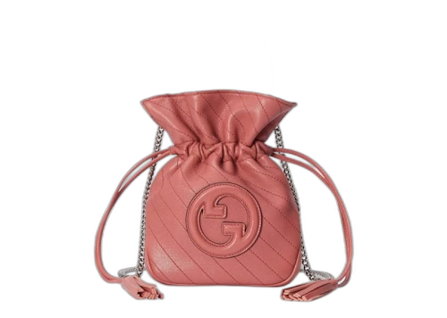 Gucci Blondie Mini Bucket Bag Pink