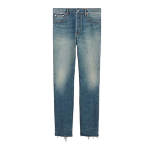 Gucci Denim Pant with Label Blue