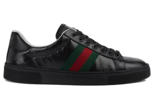 Gucci Ace GG Crystal Canvas Black (Women's)