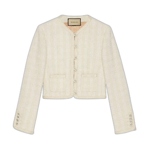 Gucci Check Armure Tweed 'Ivory'