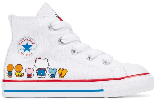 Converse Chuck Taylor All Star Hi Hello Kitty White (TD)