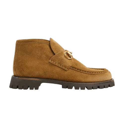 Gucci Horsebit Ankle Boot 'Brown' (Women's)