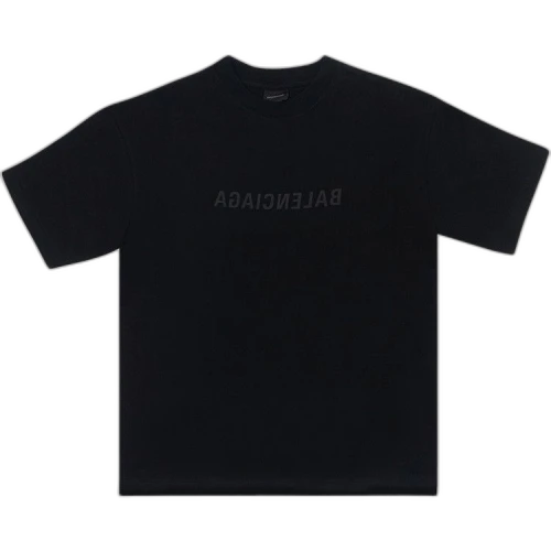 Balenciaga Mirror Logo T-Shirt 'Black'
