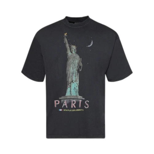 Balenciaga Medium Fit T-Shirt 'Faded Black'