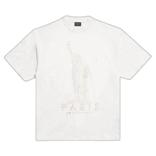 Balenciaga Medium Fit T-Shirt 'Off White'