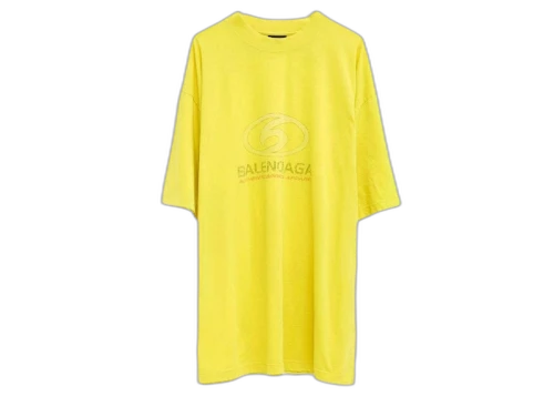 Balenciaga Surfer T-shirt Medium Fit Yellow