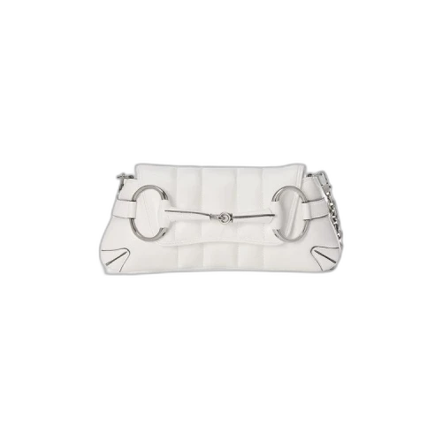 Gucci Horsebit Chain Small Shoulder Bag 'Great White'