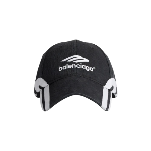 Balenciaga 3B Logo Cap 'Faded Black/White'
