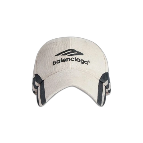 Balenciaga 3B Logo Cap 'Light Beige/Black'