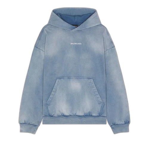 Balenciaga Medium Fit Hoodie 'Blue'