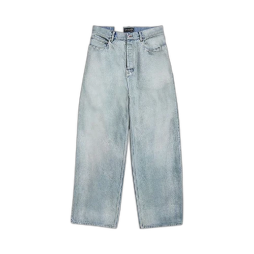 Balenciaga Sticker Baggy Pants 'Dirty Blue'
