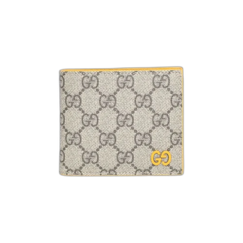 Gucci Monogram Bifold Wallet 'Beige/Ebony'