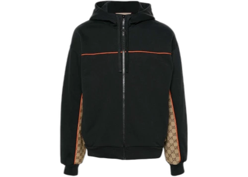 Gucci Contrast Insert Jacket Black