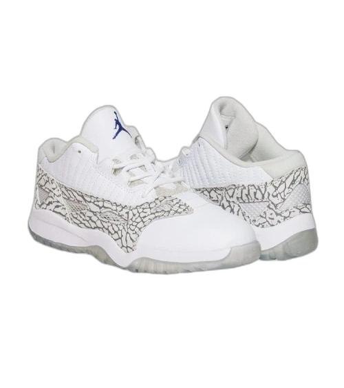 Air Jordan 11 Retro Low White Cobalt Zen Grey