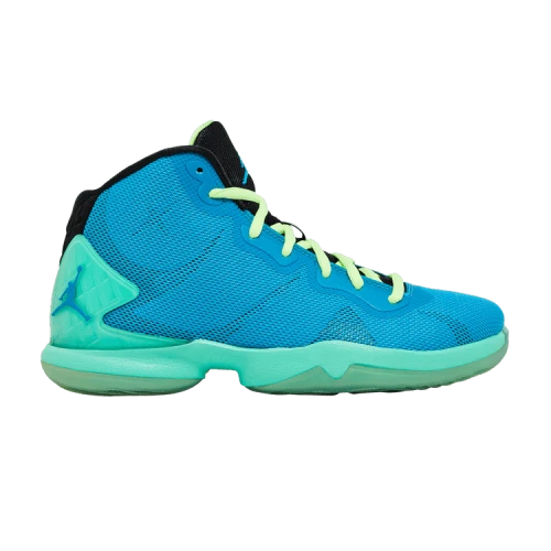 Air Jordan Super.Fly 4 BG 'Blue Lagoon Green Glow'