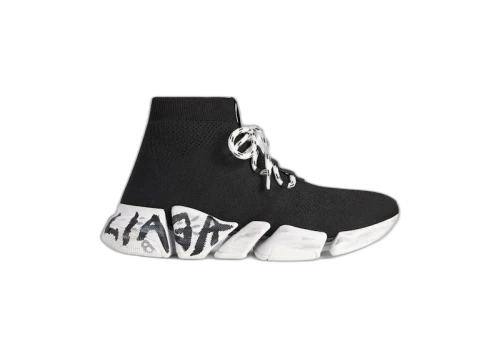Balenciaga Speed 2.0 Lace Up Black Graffiti