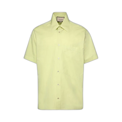 Gucci Embroidered Shirt 'New Lime Green'