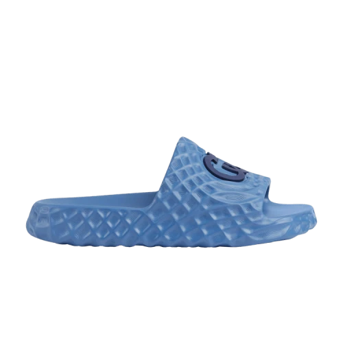 Gucci Slide Sandal 'Interlocking G - Thunder Blue'