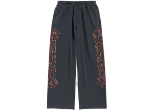Balenciaga Offshore Baggy Sweatpants Black Faded
