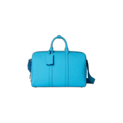 Gucci Rubber-Effect Medium Duffle Bag 'Blue'