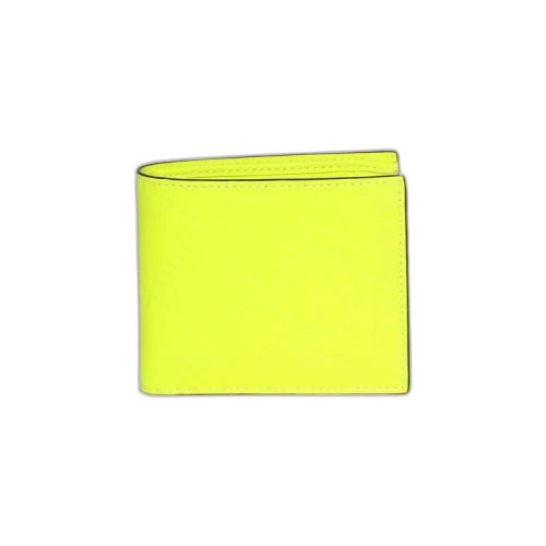 Gucci Rubber Effect Bifold Wallet 'Fluorescent Yellow'