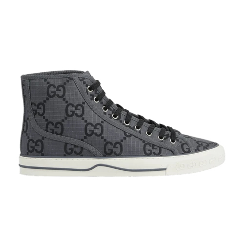 Gucci Tennis 1977 High 'GG Monogram - Grey Black'