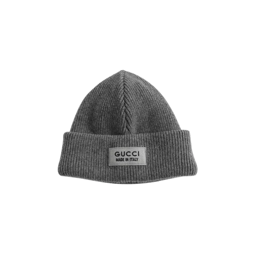 Gucci Patch Beanie 'Graphite'