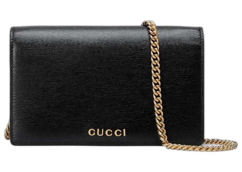 Gucci Chain Wallet Black
