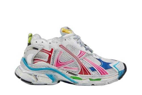 Balenciaga Runner Sneaker 'Worn-Out - White Multi-Color' (Women's)