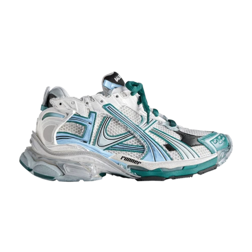 Balenciaga Runner Sneaker 'Worn-Out - White Green Blue' (Women's)