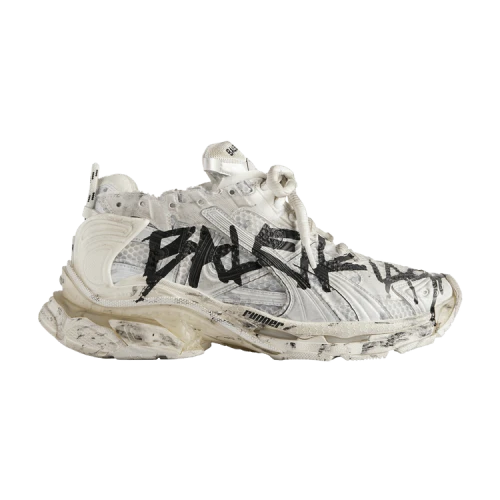 Balenciaga Runner Sneaker 'Graffiti - White Black'