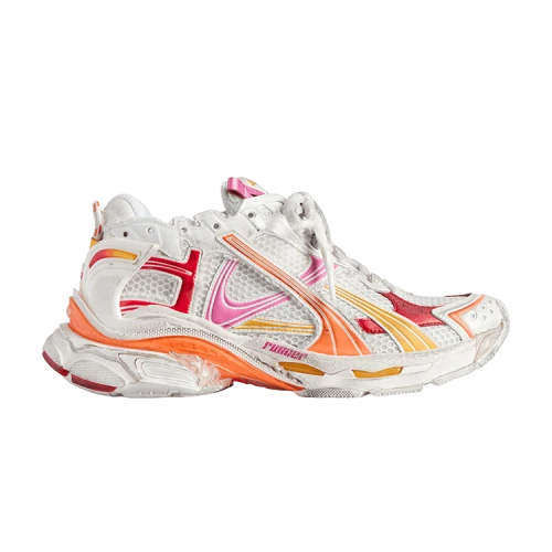Balenciaga Runner 'White Orange Pink'