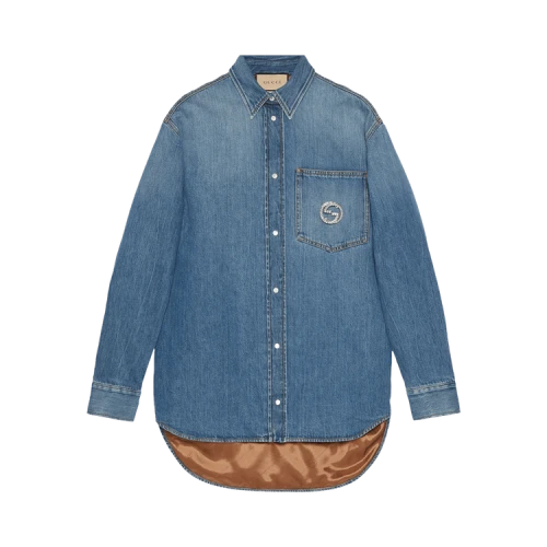 Gucci Eco Washed Denim 'Blue/Multicolor'